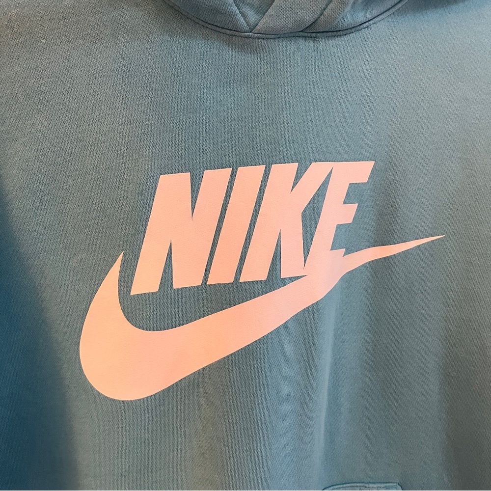 Nike Men's Teal Hoodie - Picture 4 of 7